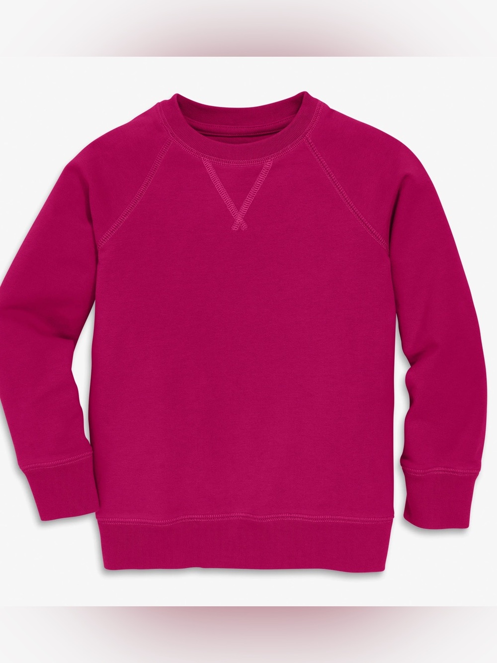 Primary Kids Dark Pink Crewneck Sweatshirt - Picture 1 of 9